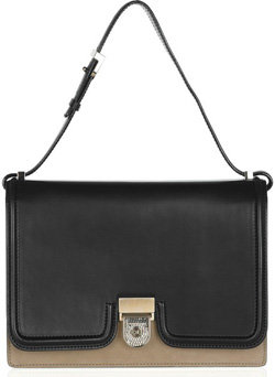 Victoria Beckham Leather and Nubuck Shoulder Bag