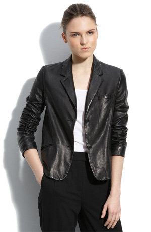 Alexander Wang “Essential” Leather Blazer