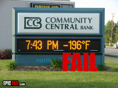 Temperature Fail