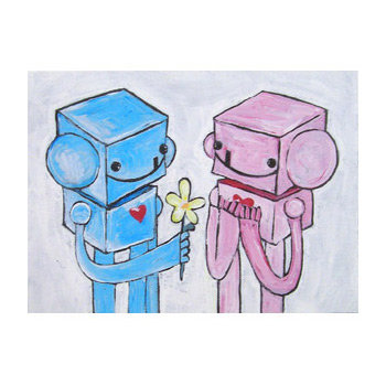 Robot Love Print