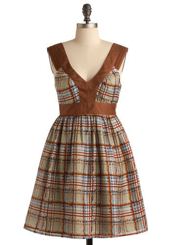 Launch Plaid Dress