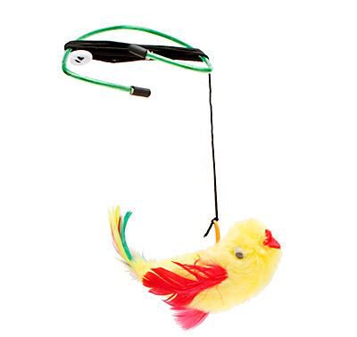 A-Doorable Plush Bird Cat Toy