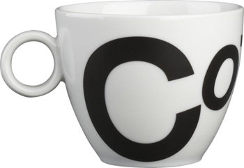 Crate and Barrel Jittery Coffee Mug