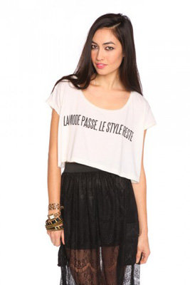 DimePiece La Mode Crop Tee