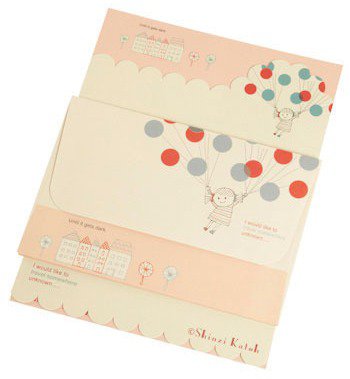 99 Cute Balloons Stationery Set