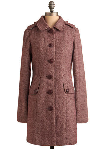 Charming Correspondence Coat