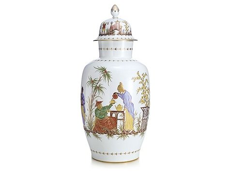 Tiffany Cirque Chinois Ginger Jar