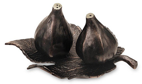 Michael Aram Fig Leaf Salt and Pepper Shakers