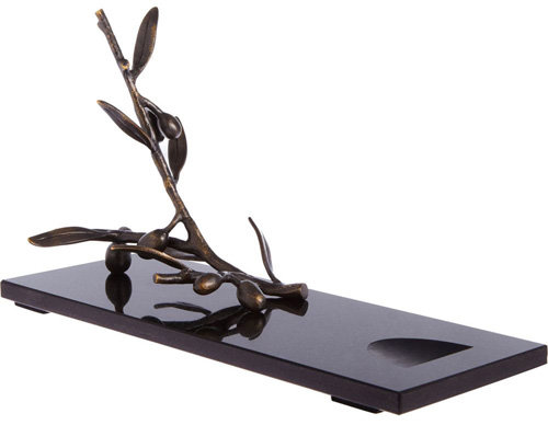 Michael Aram Olive Branch Wine Rest