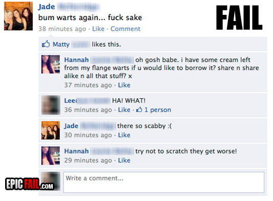 Facebook Fail Number Two