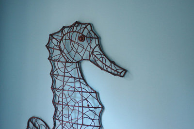 Metal Wire Sea Horse