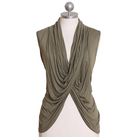 Hearts Entwined Olive Top