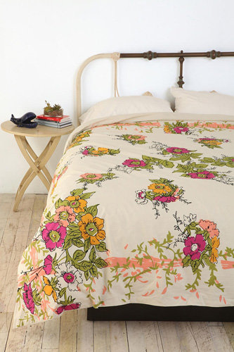 Vintage Scarf Reversible Duvet Cover