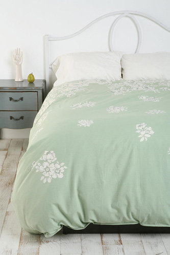 Falling Floral Duvet Cover