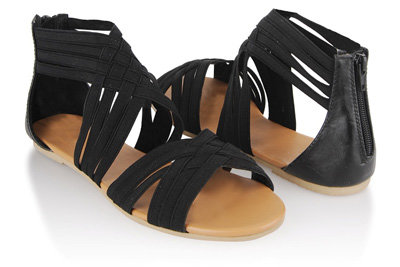 Elastic Strap Sandals