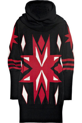 Alice by Temperley Falcon Instarsia Roll Neck Sweater