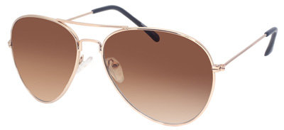 Asos Gold Aviator Sunglasses