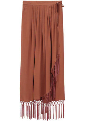 Opening Ceremony Long Fringe Skirt