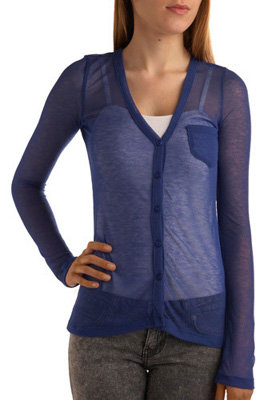 See Clearly Cardigan in Iris