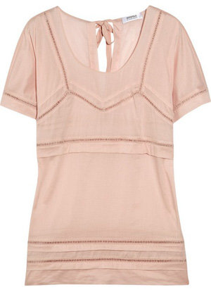 Sonia by Sonia Rykiel Pointelle Cotton Top