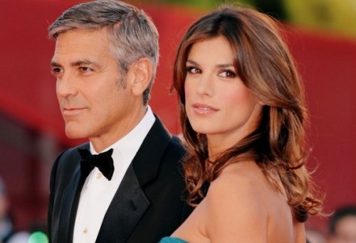 George Clooney and Elisabetta Canalis