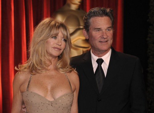 Goldie Hawn and Kurt Russell