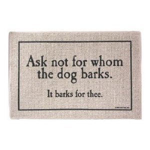 For Whom the Dog Barks