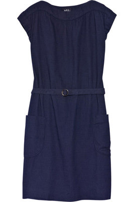 A.P.C. Belted Cotton Dress