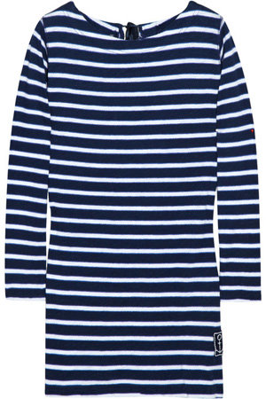 Rebecca Taylor Striped Cotton-Jersey Top