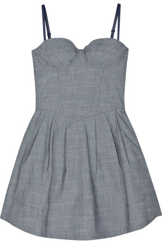 Lover Linen Corset Denim Dress