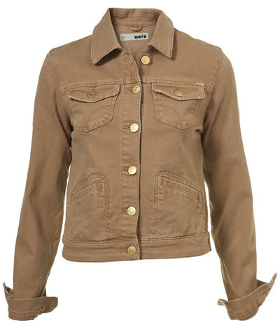 Moto Caramel Denim Western Jacket