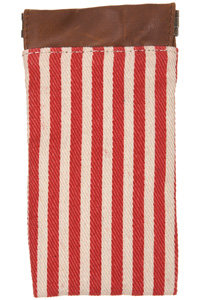 Topshop Stripe Canvas Sunglasses Case