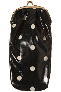 Topshop Polka Dot Clip Sunglasses Case