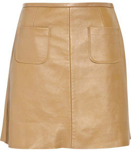 Sandro Leather Mini Skirt