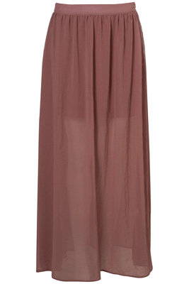 Topshop Clay Floaty Maxi Skirt