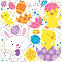 Happy Easter Cardstock Stickers