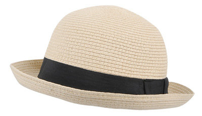 Straw Fedora with Bow