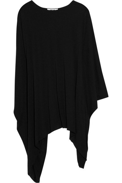 Helmut Lang Oversized Jersey Asymmetric Top