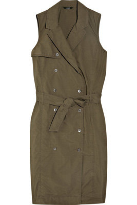 J-Crew Josephine Cotton Trench Dress