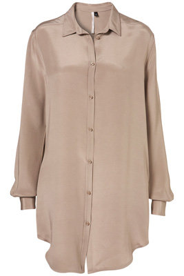 Topshop Silk Shirt Dress by Boutique