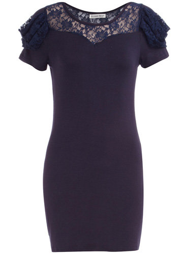 Dorothy Perkins Navy Lace Dress