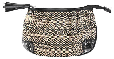 Forever21 Tribal Basket Weave Clutch