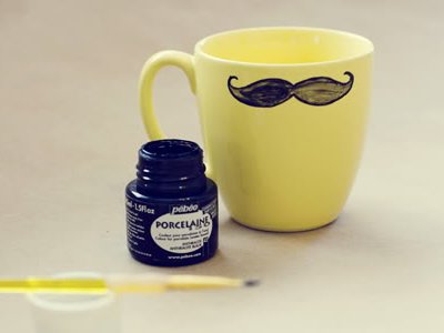 Mustache Mug