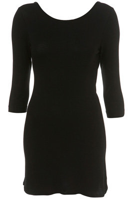 Topshop Short Jersey Scoop Back Dress