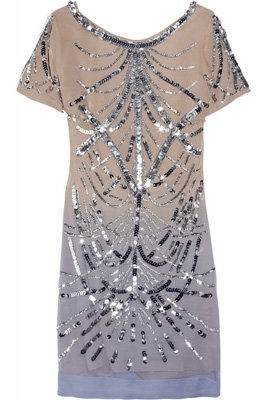 Antik Batik Livia Sequined Degradé Silk Dress