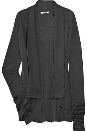 T by Alexander Wang Draped Cotton and Modal-Blend Cardigan