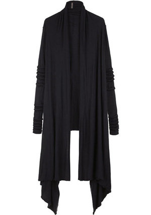 Rick Owens Lilies Draped Extra Long Cardigan