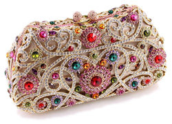 Austrian Rhinestone Clutch Evening Bag