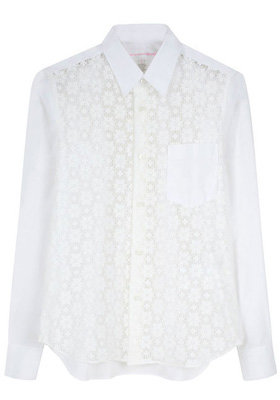 Comme Des Garçons Shirt Lace Shirt