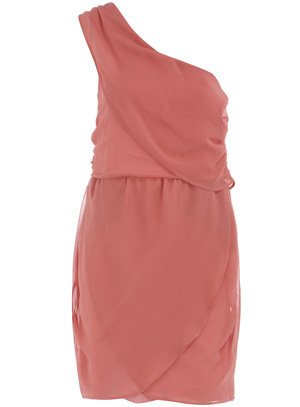 Dorothy Perkins One Shoulder Drape Dress